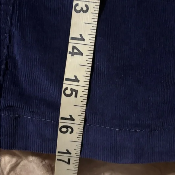 🛍Bundle sale🛍Women's Navy Button-Front corduroy Skirt size 12 - Picture 9 of 9